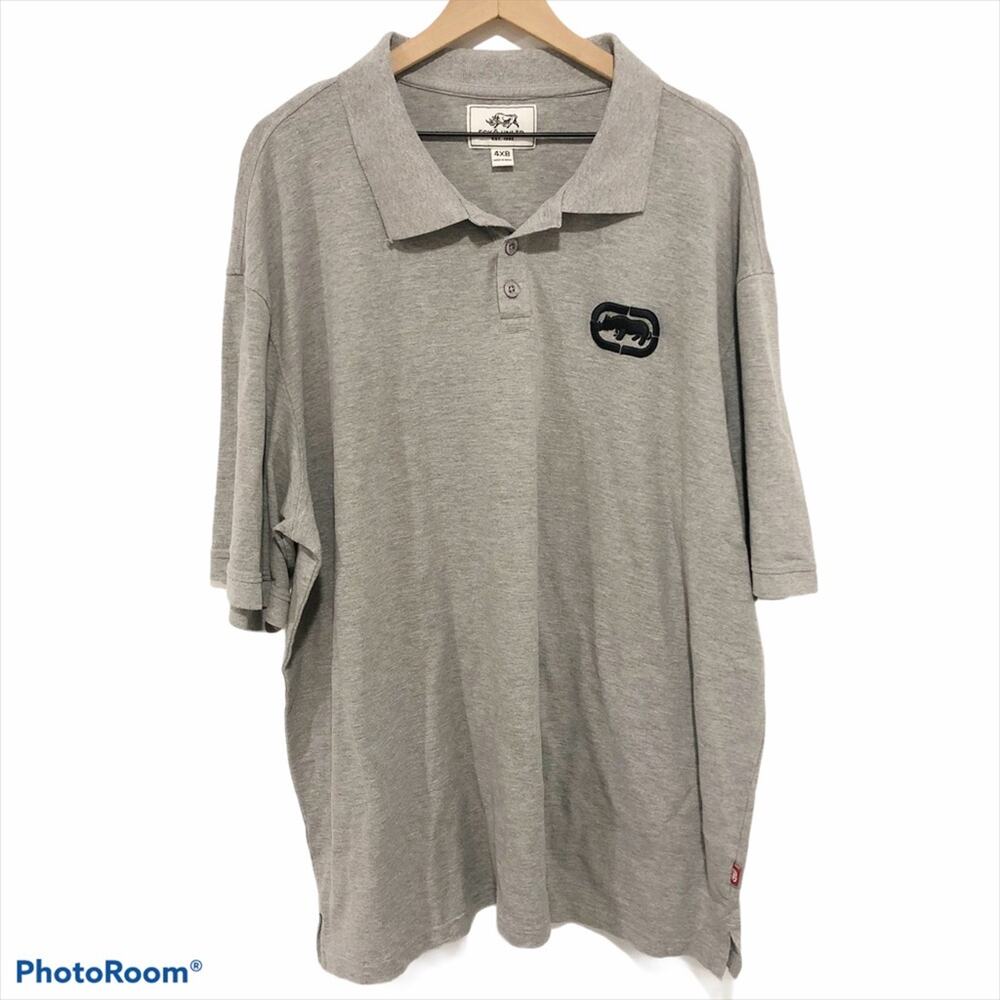 Ecko Unltd Men's gray polo shirt 4XB